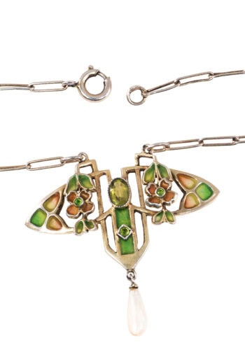Um 1900 – Art Nouveau Collier – Bild 4