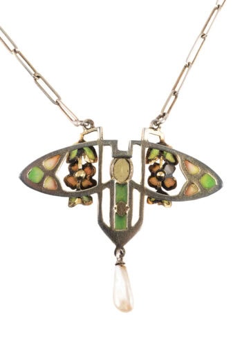 Um 1900 – Art Nouveau Collier – Bild 5