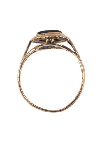 Datiert 1982 – Siegelring mit Blutjaspis – Bild 4