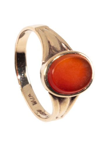 Datiert 1959 – Herrenring/Siegelring mit Karneol