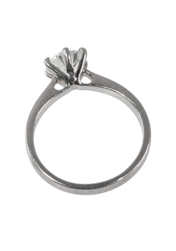 Um 1980 – Verlobungsring mit Diamantsolitär – Bild 4