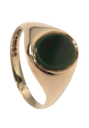 Datiert 1980 – Siegelring mit Blutjaspis