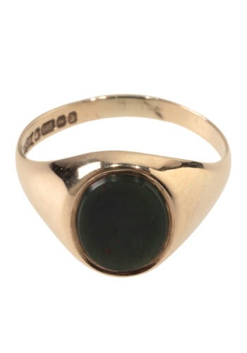 Datiert 1980 – Siegelring mit Blutjaspis – Bild 3