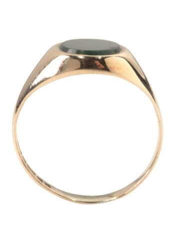 Datiert 1980 – Siegelring mit Blutjaspis – Bild 4