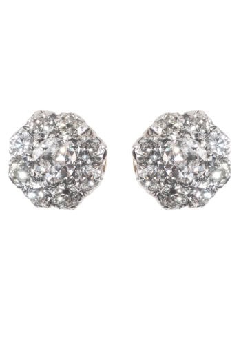 Um 1930 – Ohrringe Diamantcluster