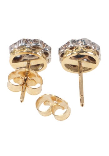 Um 1930 – Ohrringe Diamantcluster – Bild 5