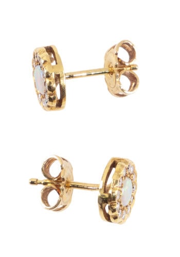 Um 1980 – Vintage Opalohrstecker – Bild 3