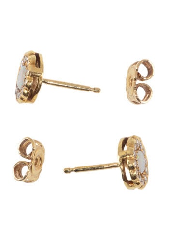 Um 1980 – Vintage Opalohrstecker – Bild 4