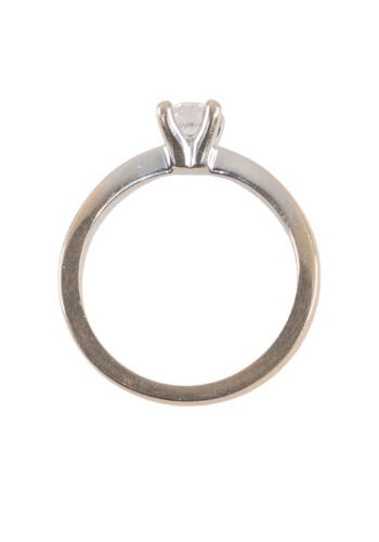 Um 1970 – Verlobungsring mit Diamantsolitär – Bild 4