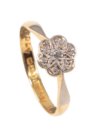 Um 1920 – Ring mit Diamanten