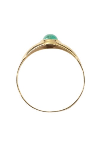 Um 1960 – Bandring mit Chrysopras Cabochon – Bild 4