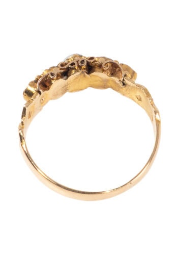 Um 1890 – Viktorianischer Ring mit geheimer Botschaft – Bild 4