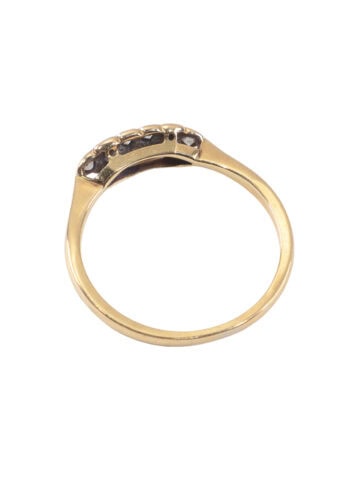 Um 1920 – Art Déco Diamantring – Bild 3