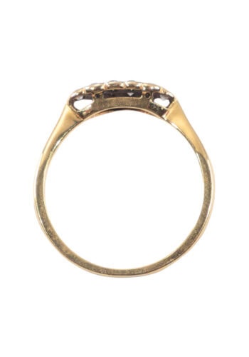 Um 1920 – Art Déco Diamantring – Bild 4