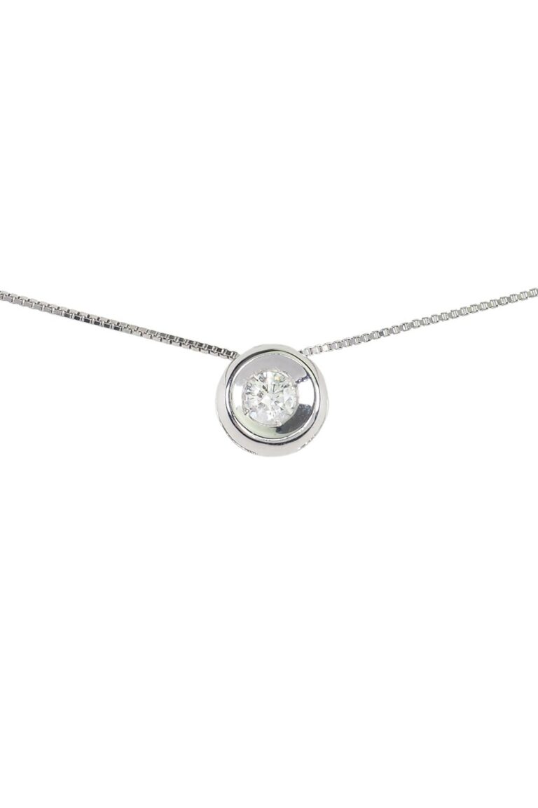 Vintage Anhänger mit Diamant aus 18 Karat Gold