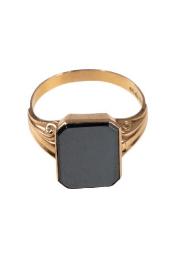 Um 1920 – Art Déco Herrenring/Siegelring – Bild 3