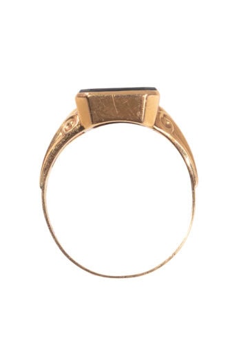 Um 1920 – Art Déco Herrenring/Siegelring – Bild 5