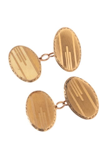 Datiert 1929 – Manschettenknöpfe guillochiert