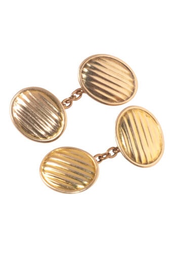 Datiert 1910 – Manschettenknöpfe guillochiert