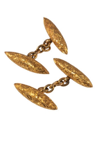 Datiert 1902 – Manschettenknöpfe Handziseliert