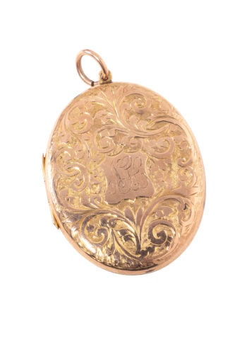 Um 18901 – Medaillon mit Handgravur