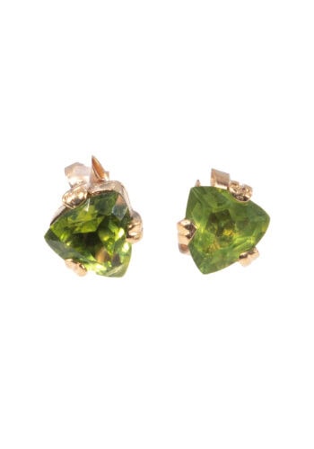 Um 1980 –Vintage Ohrstecker mit Peridot