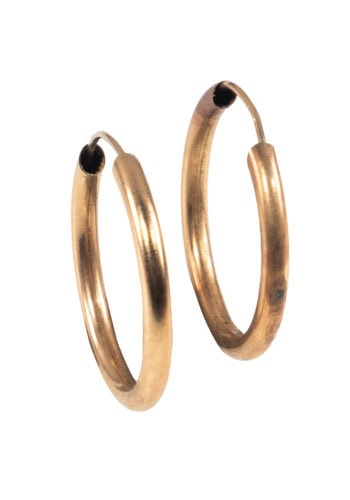 Um 1970 – Goldcreolen Vintage