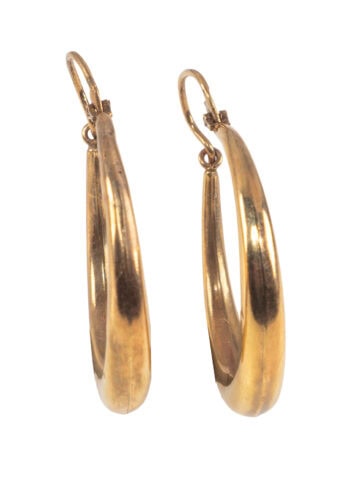 Um 1970 – Goldcreolen Vintage