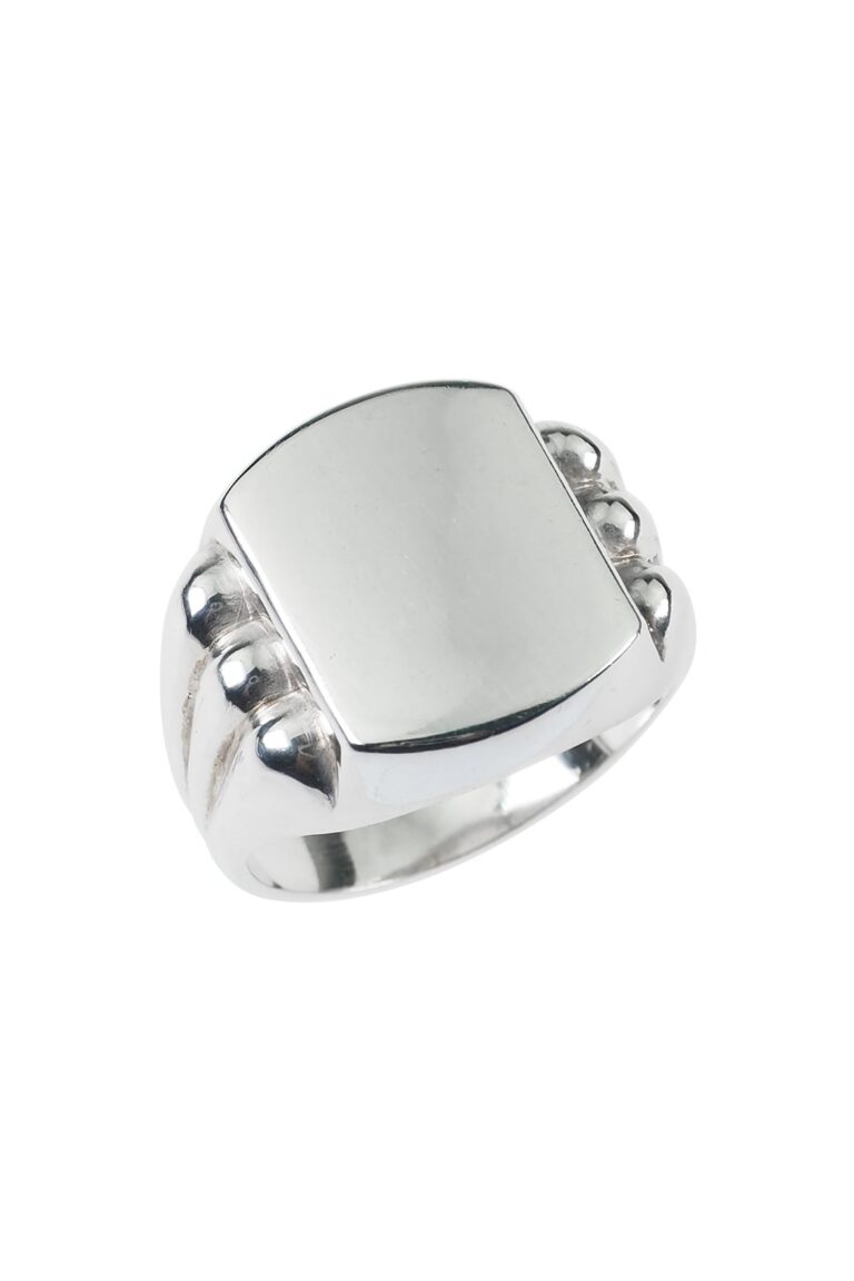 Art Déco Herrenring aus 835er Silber