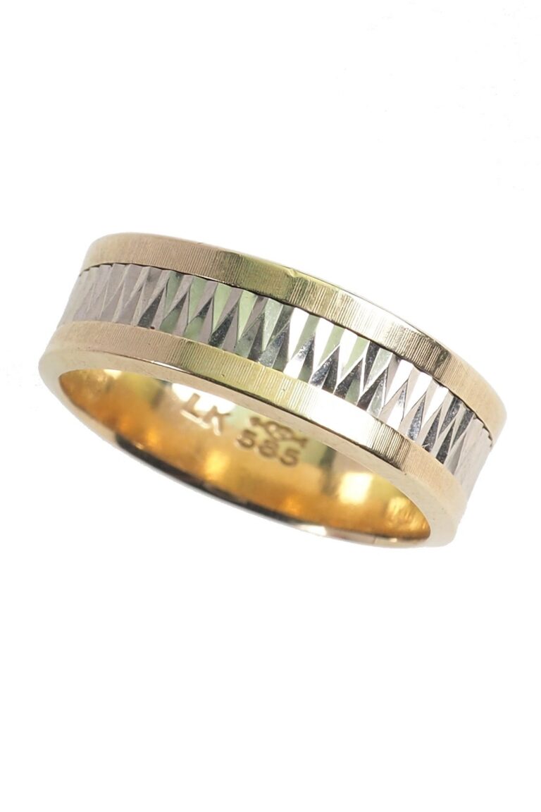 Vintage Ehering aus 14 Karat Gold