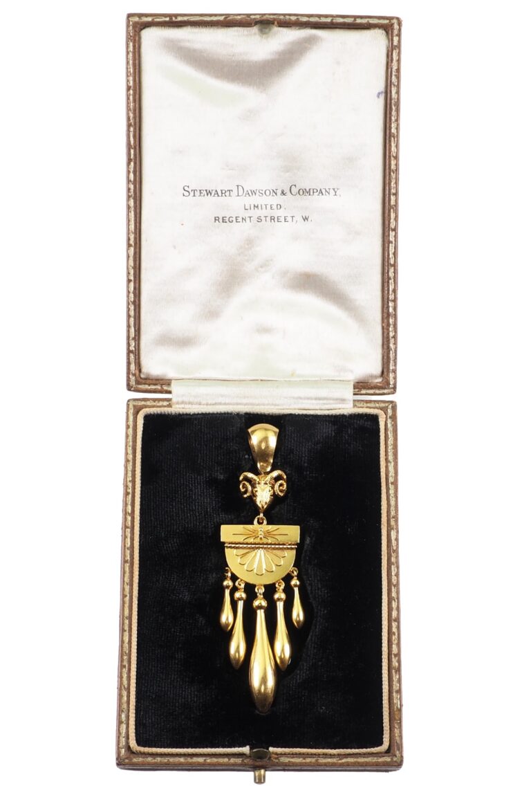 Viktorianischer Anhänger aus 15 Karat Gold