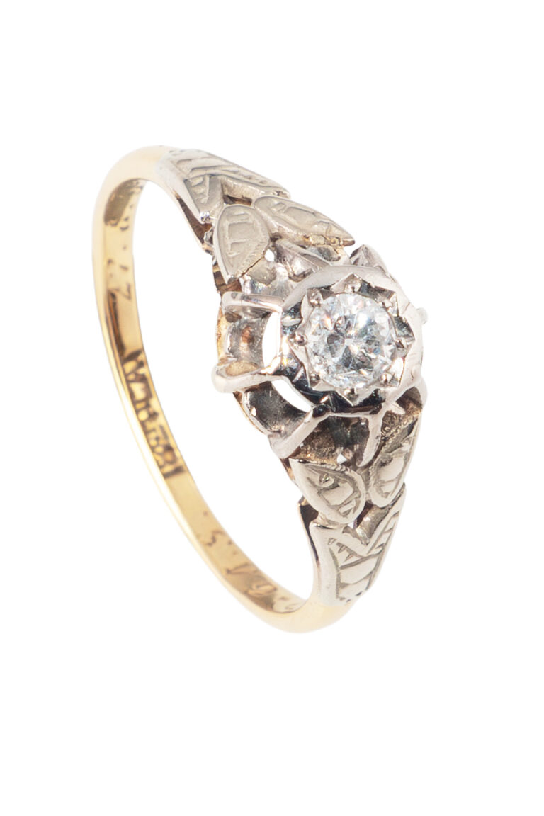 Rheinfrank Holzfuss Antique Jewellery in Berlin Muenchen Antike Ringe Verlobungsringe Eheringe Schmuck Juwelier Diamant Verlobungsring 0301 1