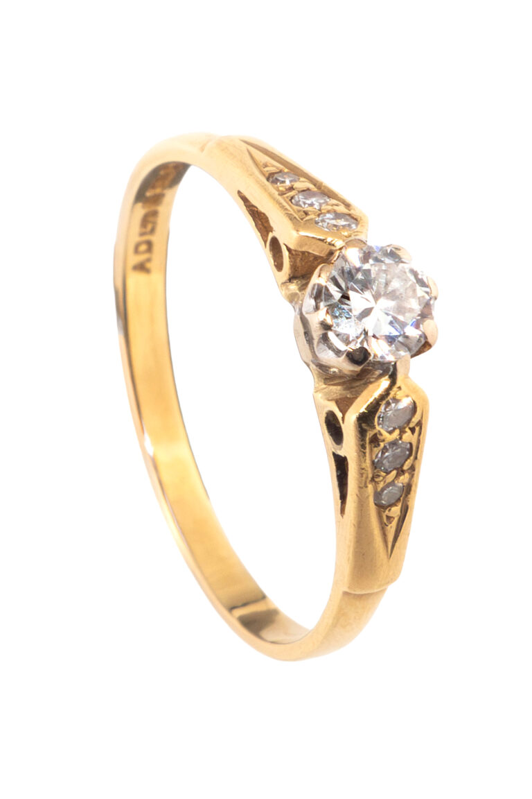 Rheinfrank Holzfuss Antique Jewellery in Berlin Muenchen Antike Ringe Verlobungsringe Eheringe Schmuck Juwelier Diamant Verlobungsring 1497 1