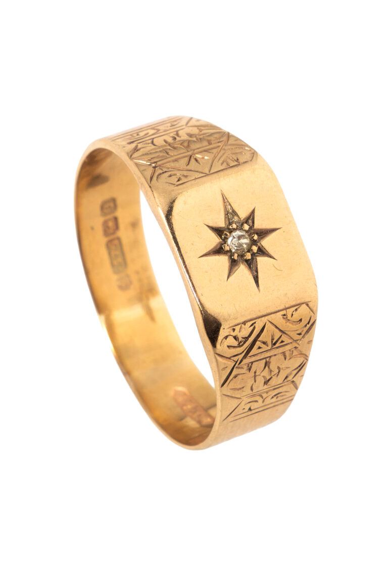 Rheinfrank Holzfuss Antique Jewellery in Berlin Muenchen Antike Ringe Verlobungsringe Eheringe Schmuck Juwelier Diamant Herrenring 2119 1