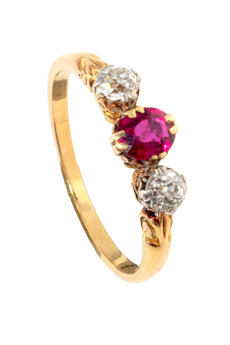 Rheinfrank Holzfuss Antique Jewellery in Berlin Muenchen Antike Ringe Verlobungsringe Eheringe Schmuck Juwelier Diamant Verlobungsring M5538 1