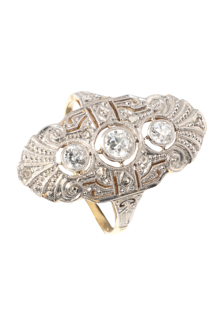 Rheinfrank Holzfuss Antique Jewellery in Berlin Muenchen Antike Ringe Verlobungsringe Eheringe Schmuck Juwelier Diamant Verlobungsring M5541 1