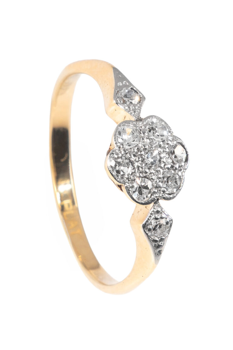 Rheinfrank Holzfuss Antique Jewellery in Berlin Muenchen Antike Ringe Verlobungsringe Eheringe Schmuck Juwelier Diamant Verlobungsring 1214 1
