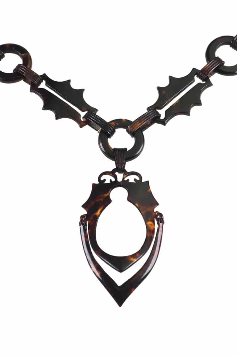 Viktorianisches Collier aus Ecaille