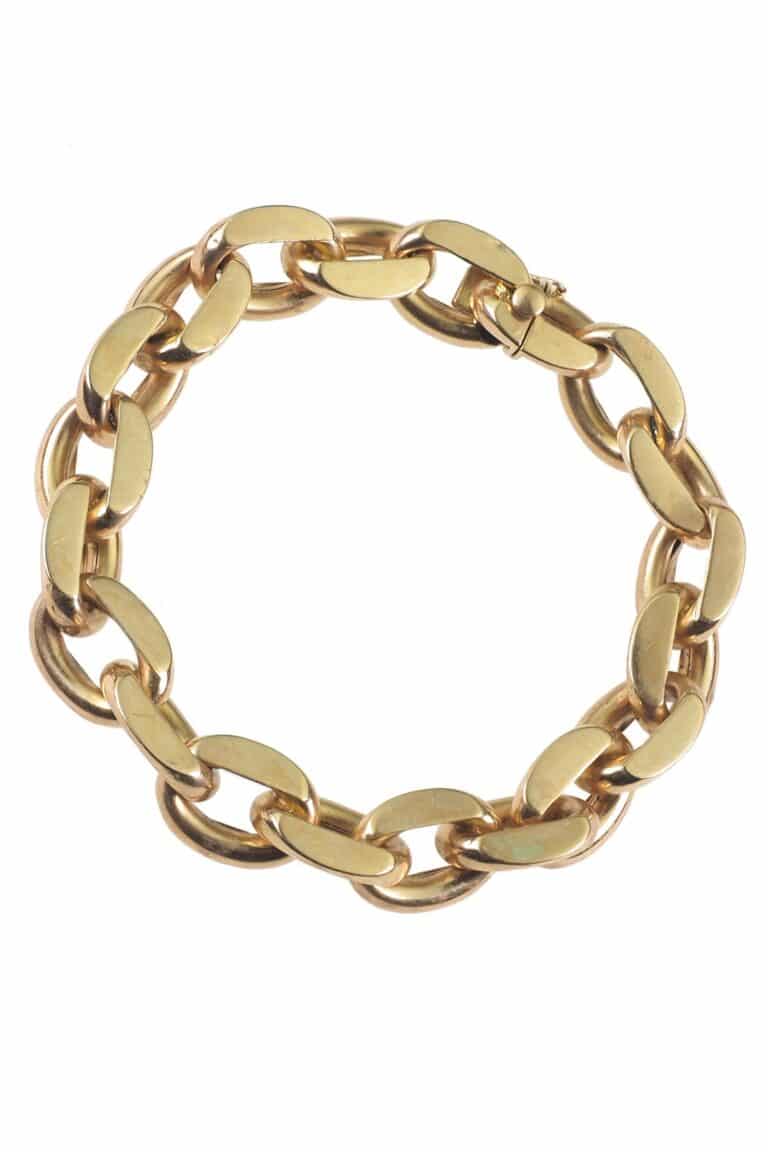 Vintage Herrenarmband aus 18 Karat Gold