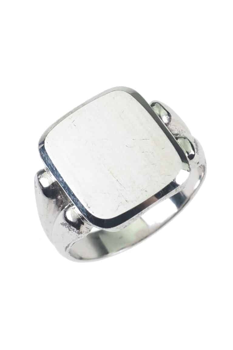 Art Déco Herrenring aus 935er Silber