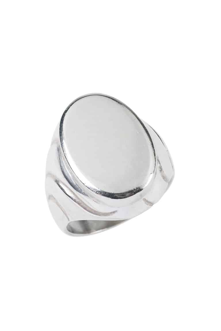 Art Déco Herrenring aus 835er Silber