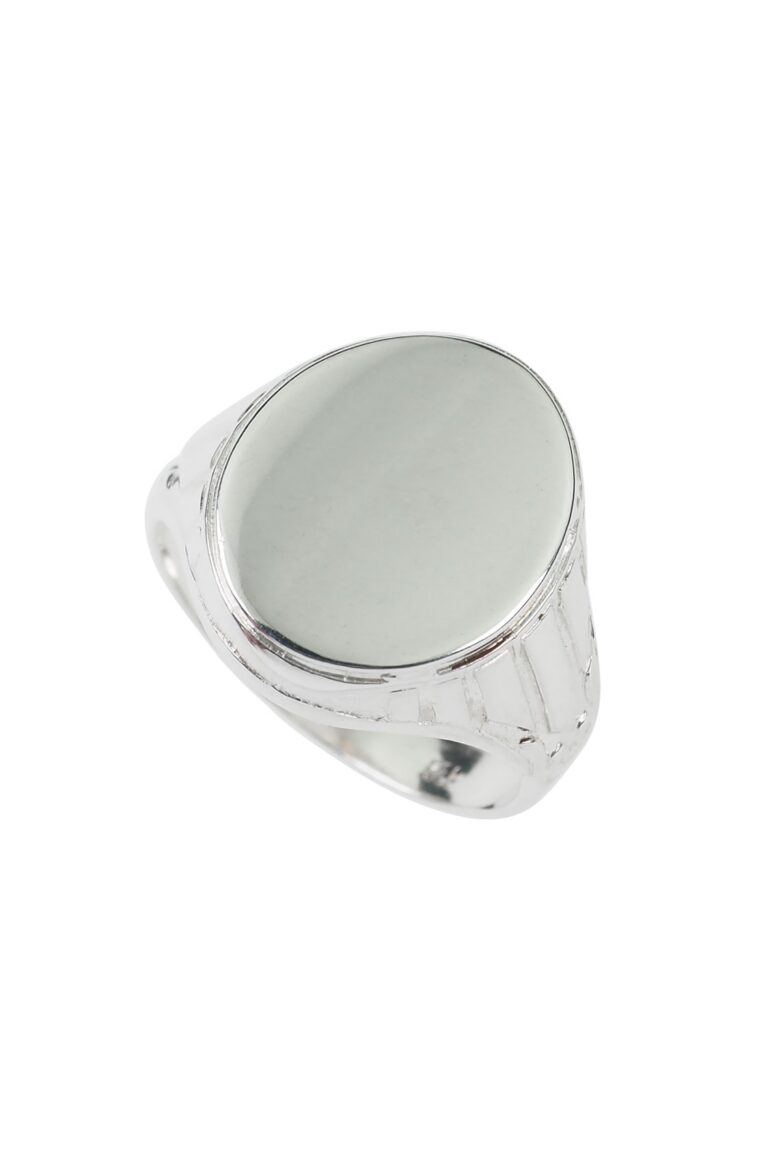 Art Déco Herrenring aus 835er Silber