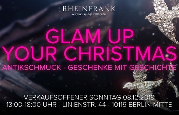 Verkaufsoffener Sonntag Rheinfrank Antikschmuck