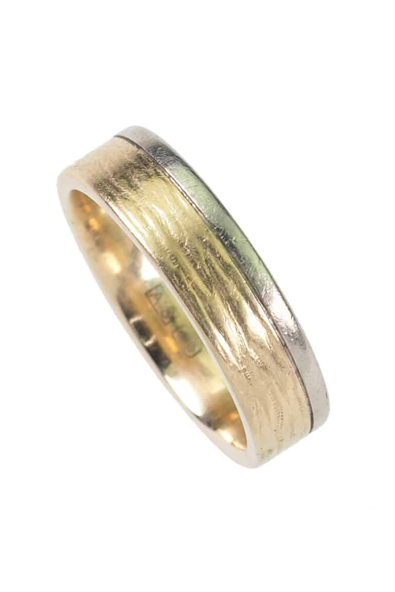 Vintage Ehering aus 14 Karat Gold