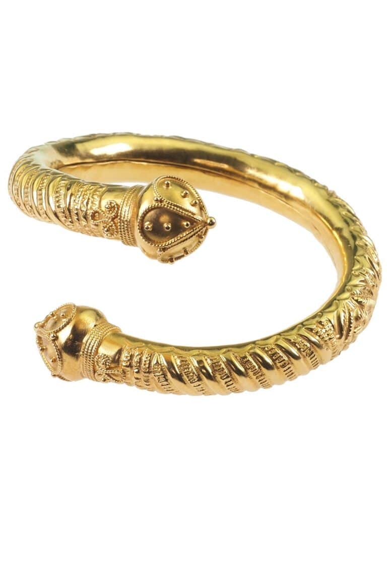 Viktorianischer Armreif aus 15 Karat Gold