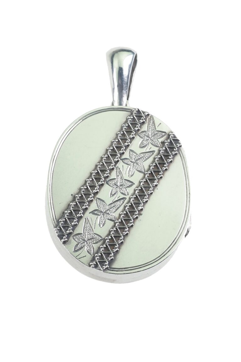 Viktorianisches Medaillon aus Sterling Silber